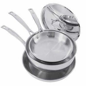 J.A. Henckels International 10-piece Tri-ply Stainless Steel Cookware Set