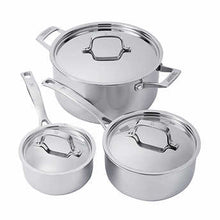 Load image into Gallery viewer, J.A. Henckels International 10-piece Tri-ply Stainless Steel Cookware Set